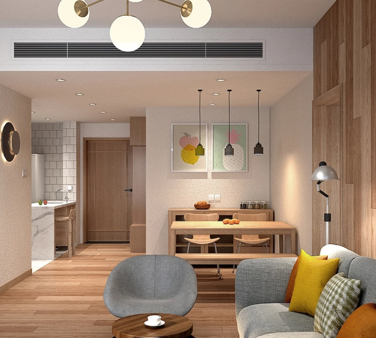 Thiết kế nội thất chung cư giá rẻ trọn gói TP.HCM