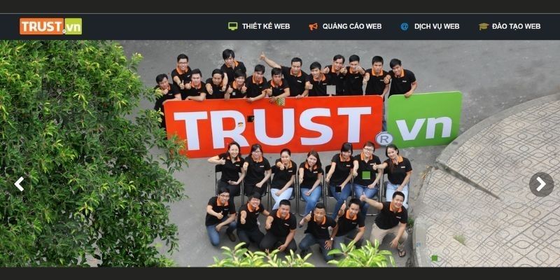 Trust.vn - Đơn vị thiết kế website đáng tin cậy