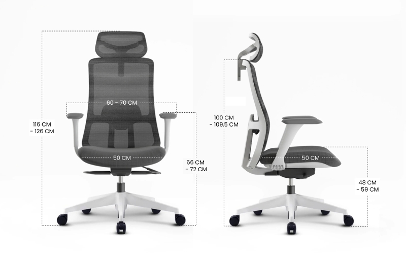 Không kiểm tra kích thước ghế trước khi mua