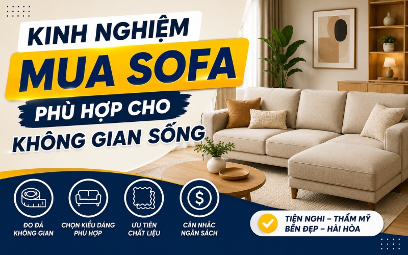 kinh nghiệm mua sofa